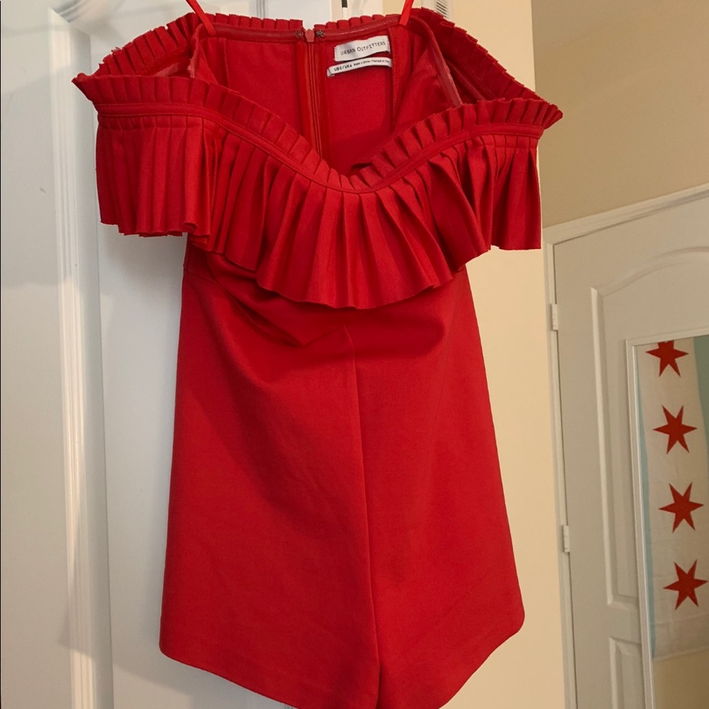 Urban outfitters off the shoulder romper